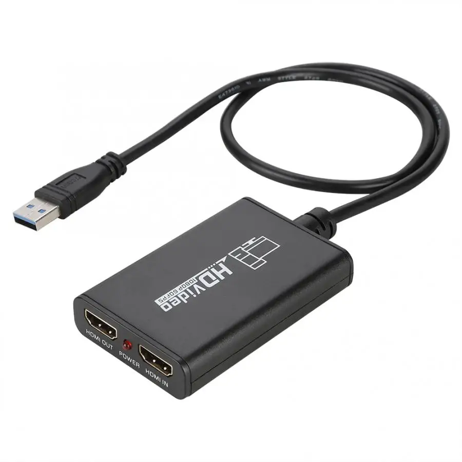 1 канал HDMI захват hd-видео карта USB 3,0 1080 P высокоскоростная карта захвата для живой игры