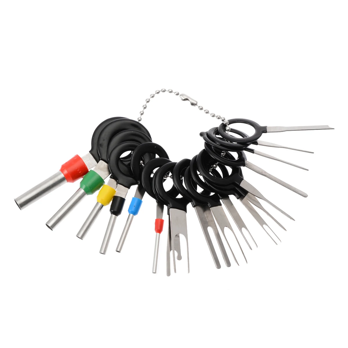 26pcs Automotive Car Wire Terminal Harness Electrical Wiring Crimp Connector Pin Extraction Pin Needle Removal Tools