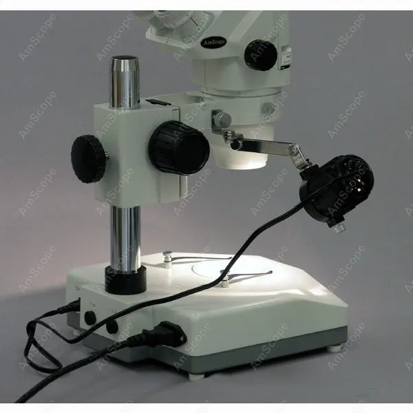 Максимальный зум Микроскоп AmScope поставки 6.7X 45X максимальный микроскоп с двумя