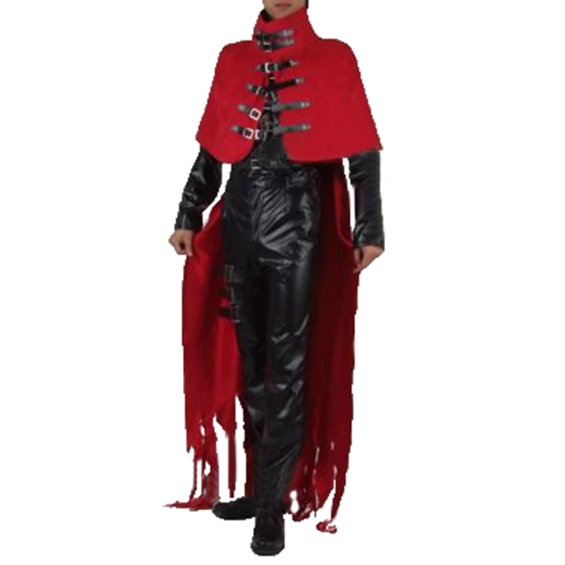 Final Fantasy Vincent Valentine Косплей костюм с накидкой любой размер на заказ|cosplay final fantasy|vincent