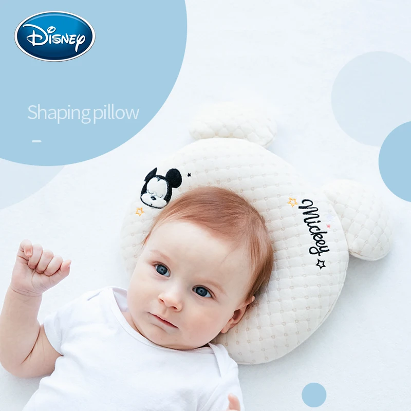 

Disney Minnie soft Design PillowLovely Baby Pillow Shaping Mickey Baby Pillow Soft Fabric For Newborn Baby