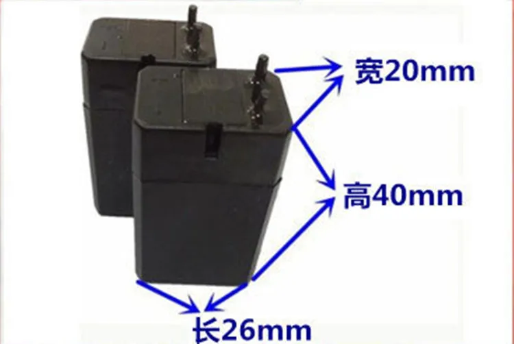 2 шт./лот 4V 250mAh свинцово-кислотная батарея аккумуляторная Батарея лампы для фонарика электрическая ловушка для комаров батареи