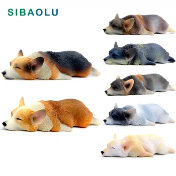 

Big Corgi Dog Fridge magnet simulation cartoon Pet Animal whiteboard sticker Refrigerator Magnet for child Home Decoration Resin