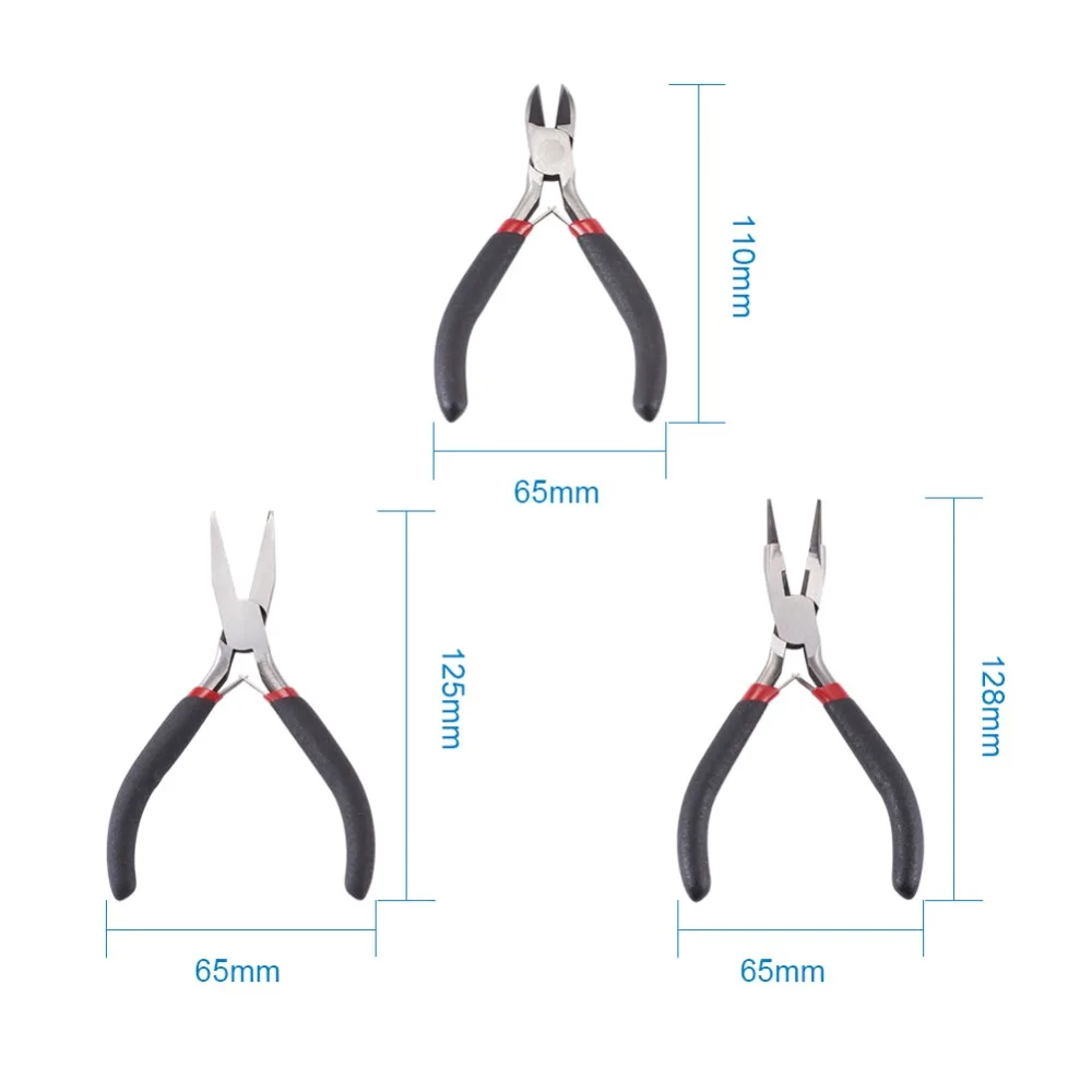 Инструмент для изготовления ювелирных изделий черный цвет|round nose pliers|jewelry tool setdiy