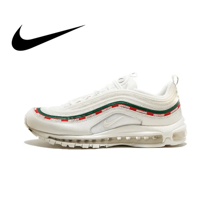 Оригинальные аутентичные Nike Air Max 97 OG X Непобедимый для мужчин's кроссовки спортивная обувь спортивная для девочек дизайнер 2018 Новое