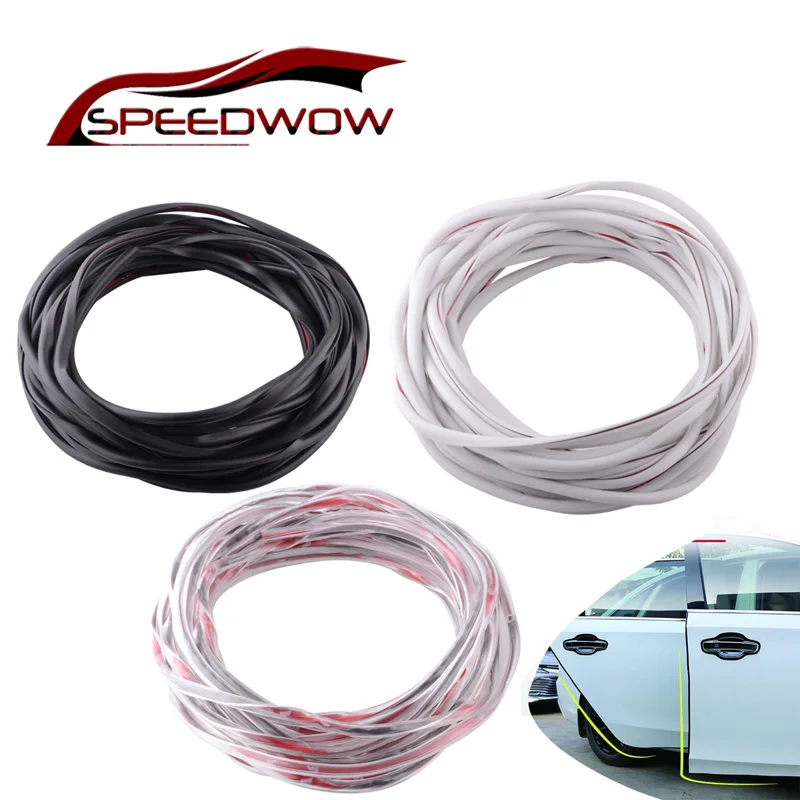 

SPEEDWOW 8M Universal Car Door Edge Guard Scratch Strip Protector Rubber Sealing Moulding Trim Strip