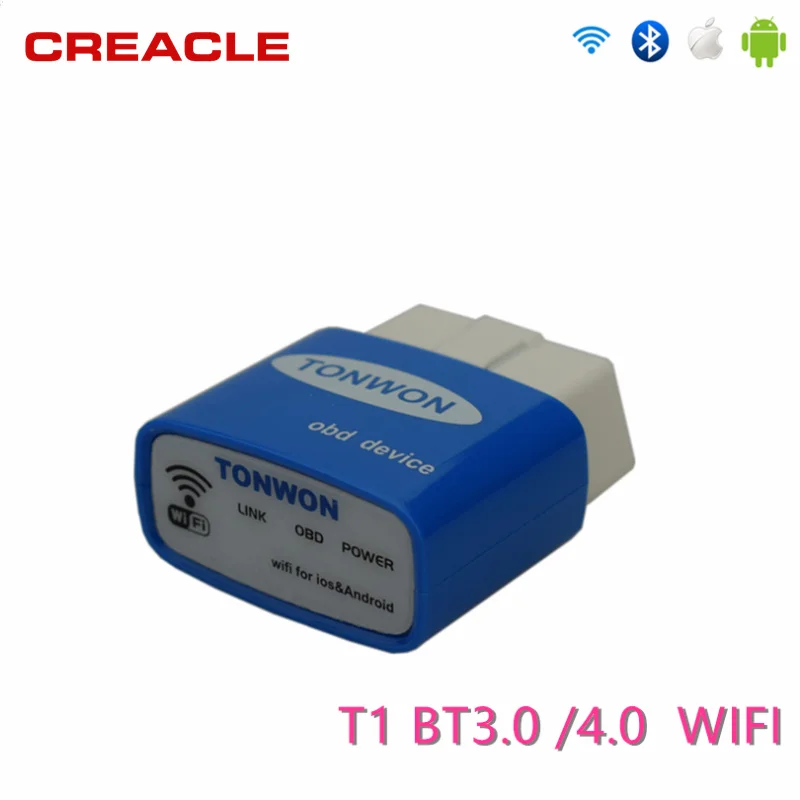 Tonwon 1 BT3.0/4 0/WiFi OBDII автоматический диагностический инструмент считыватель кодов
