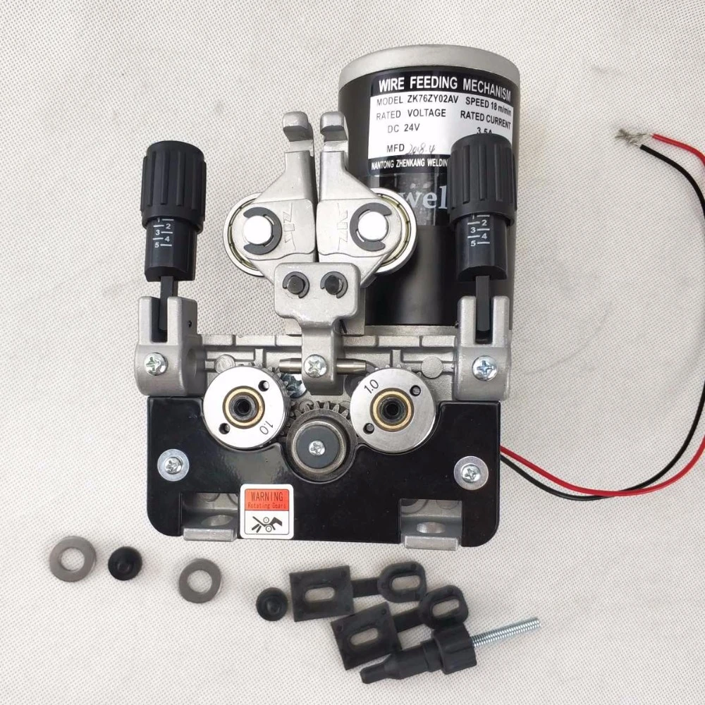 Wire Feeder Dc 24v Double Drive Welding Wire Feeding Assembly Zk 76zy