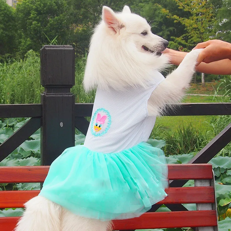 Cute big large Dog dress tutu skirt pet cat dog Princess wedding dress