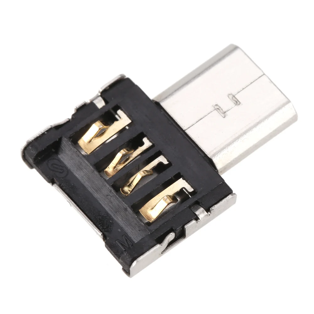 100 шт./лот протестированный мини микро USB к разъему OTG кабель адаптер для флэш