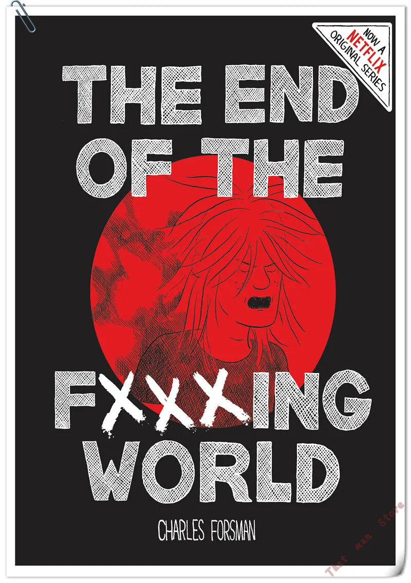 The End of the F* ing World Плакат, четкое изображение, наклейки на стену, украшение дома, высокое качество, печать, белая бумага с покрытием, домашнее искусство - Цвет: Шоколад