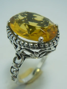 

Fashion in Europe and the dazzling celebrity style Golden ancient silver ring hollow out pattern ring personality