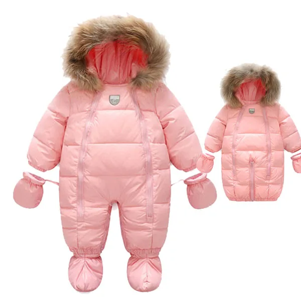  Winter baby down jacket baby thickened jumpsuit Baby sleeping bags