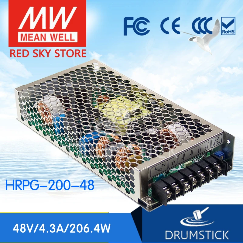 

MEAN WELL HRPG-200-48 48V 4.3A meanwell HRPG-200 48V 206.4W Single Output with PFC Function Power Supply [Real1]