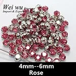Rhinestones in claw Rose 17