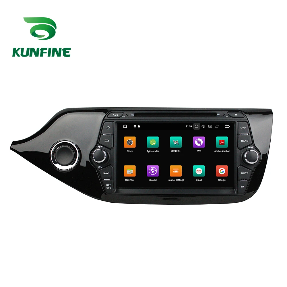 Top Octa Core 4GB RAM Android 8.0 Car DVD GPS Navigation Multimedia Player Car Stereo for KIA CEED 2013-2015 Radio Headunit WIFI 1