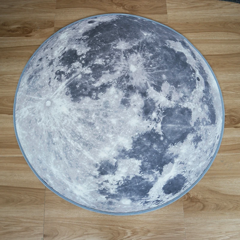 Starry Sky Non-Slip Mat Creative Earth Rug Fashionable Living Room Study Bedroom Carpet