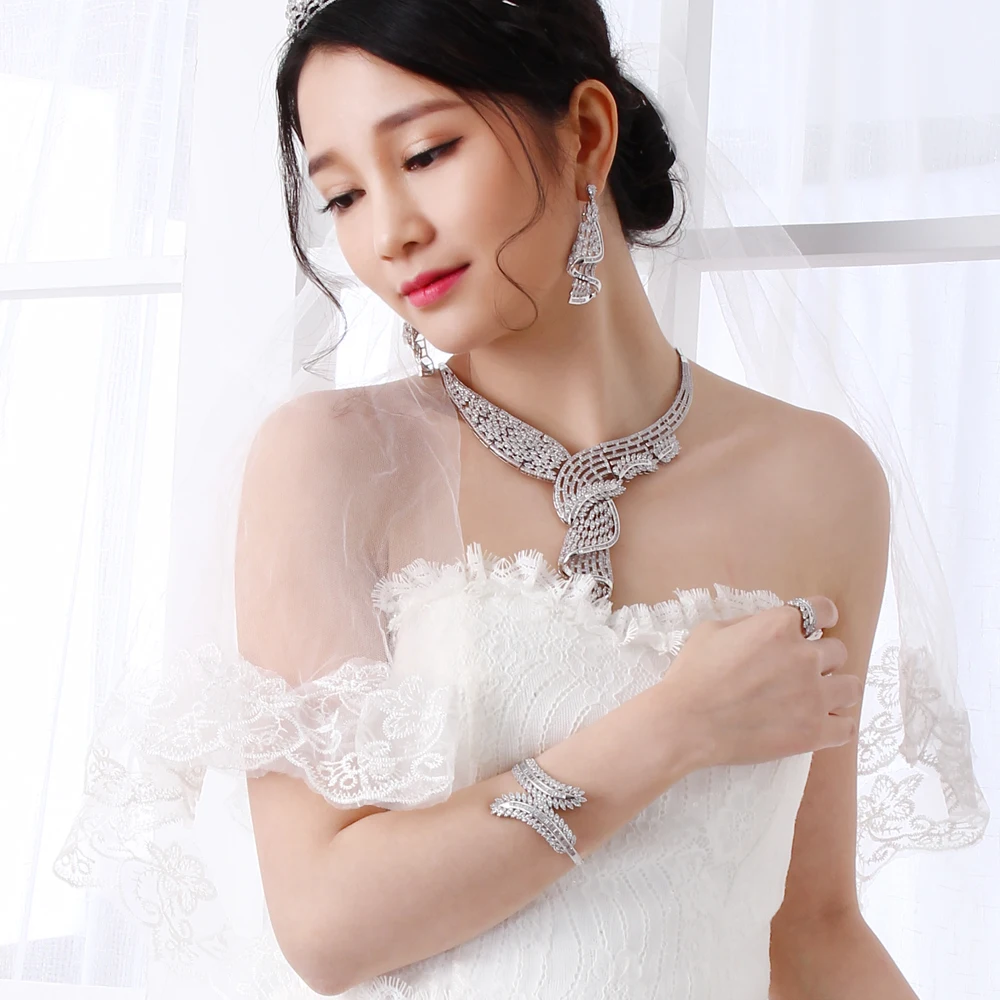 large necklace sets for wedding (7)