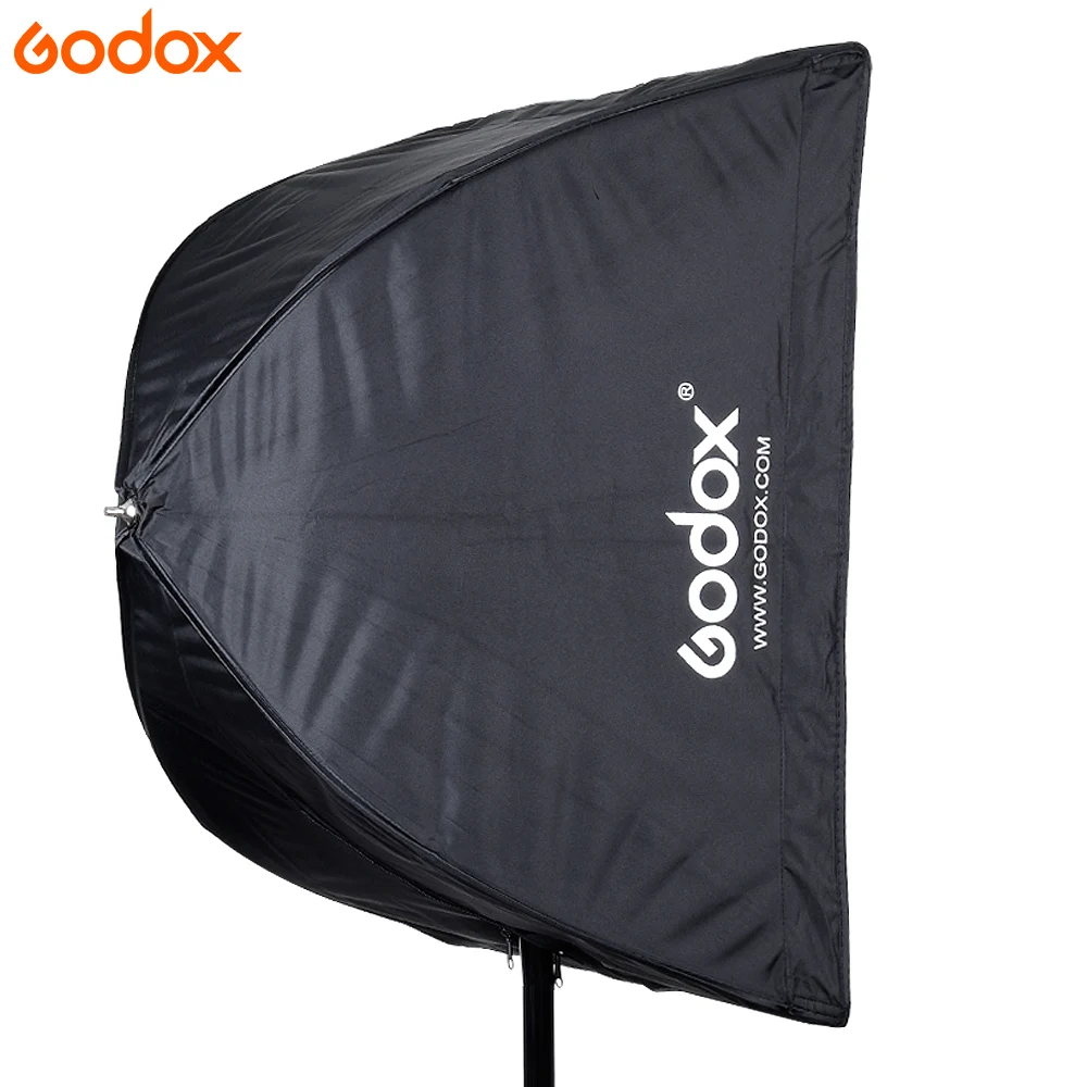 Портативный зонт софтбокс Godox 60x90 см Отражатель + подставка для освещения 2 м