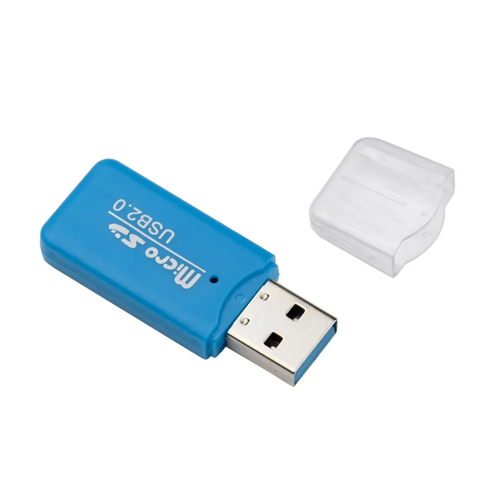 Прямая с фабрики Кардридер высокоскоростной мини USB 2,0 Micro SD TF T-Flash адаптер для чтения карт памяти Прямая Jan12