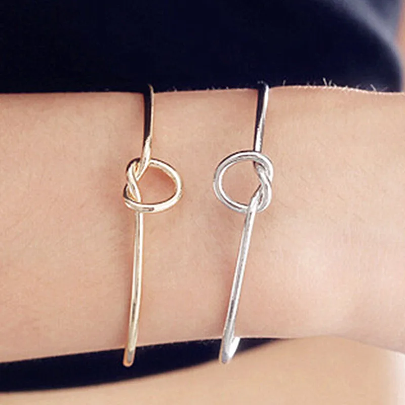 Open Cuff Triangle Bangles Leaf Arrow Geometric Bangle Bracelet for Women