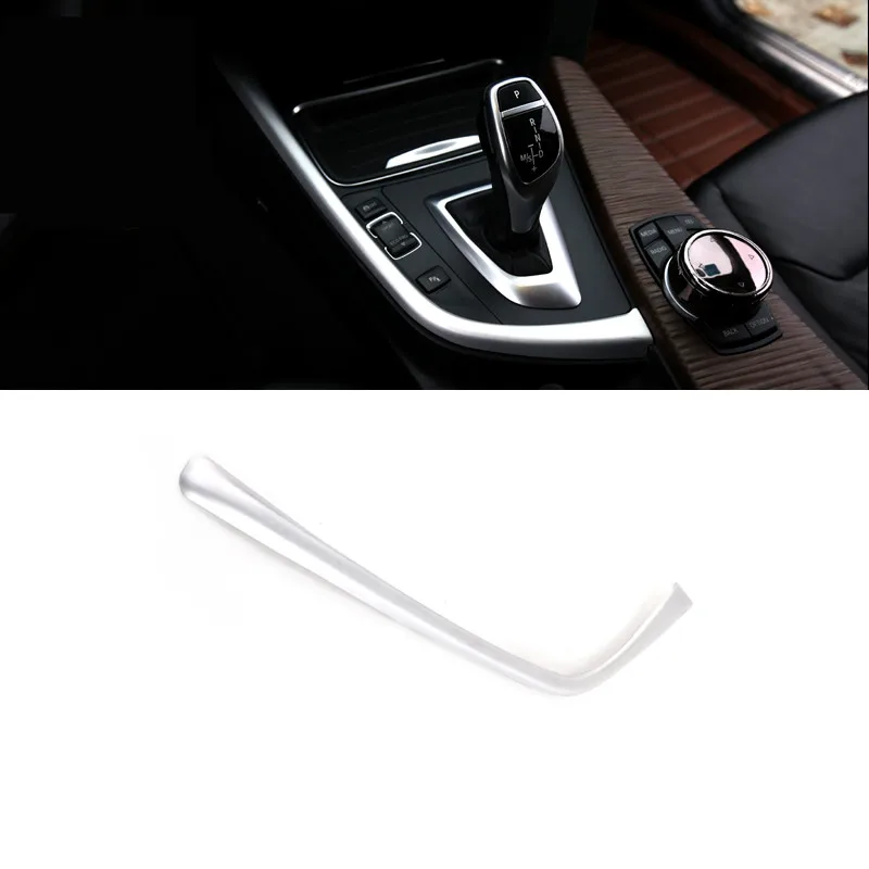 

For BMW LHD F30 3 Series 3GT 316i 2011 2012 2013 2014 2015 2016 Red Blue Silver Stainless Steel Gear Cover Trim Strip