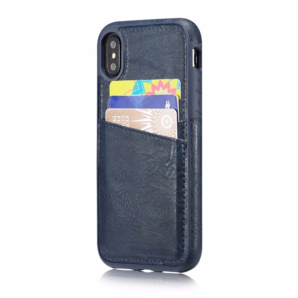 Tpu For Iphone 7 Plus Case Card Holder For Iphone 8 Case Leather Mobile Phone Bags Casesin