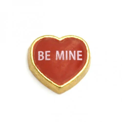 Be Mine Red & Gold Heart