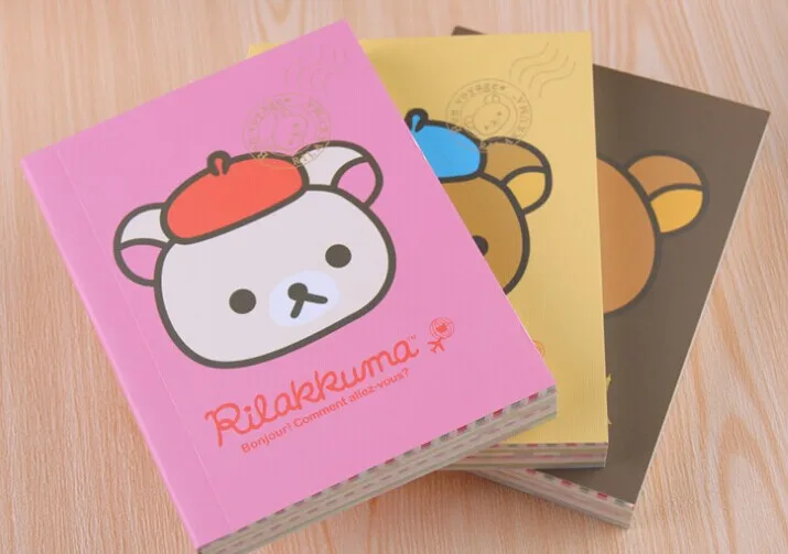 

1pcs/lot NEW cute cartoon bear DIY Notebook Notepad Memo Diary Journal diary pocket book agenda