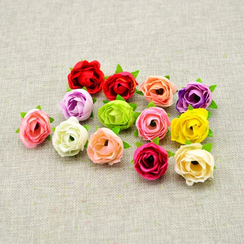 20pcs Rose Silk Flower Heads cheap DIY Home Decoration Wedding car