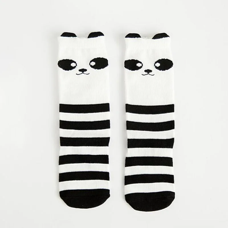 Коллекция года, милые детские носки с героями мультфильмов хлопковые носки для малышей с изображением медведя длинные гетры до колена, милые носки для мальчиков и девочек, детские носки