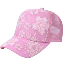Модная Цветочная бейсбольная кепка с принтом женская сетчатая пряжа летний Воздухопроницаемый козырек кепки Homme Youth Girls шляпа бейсболка