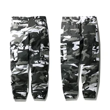 Высококачественные мужские и женские модные брюки-джоггеры в стиле милитари