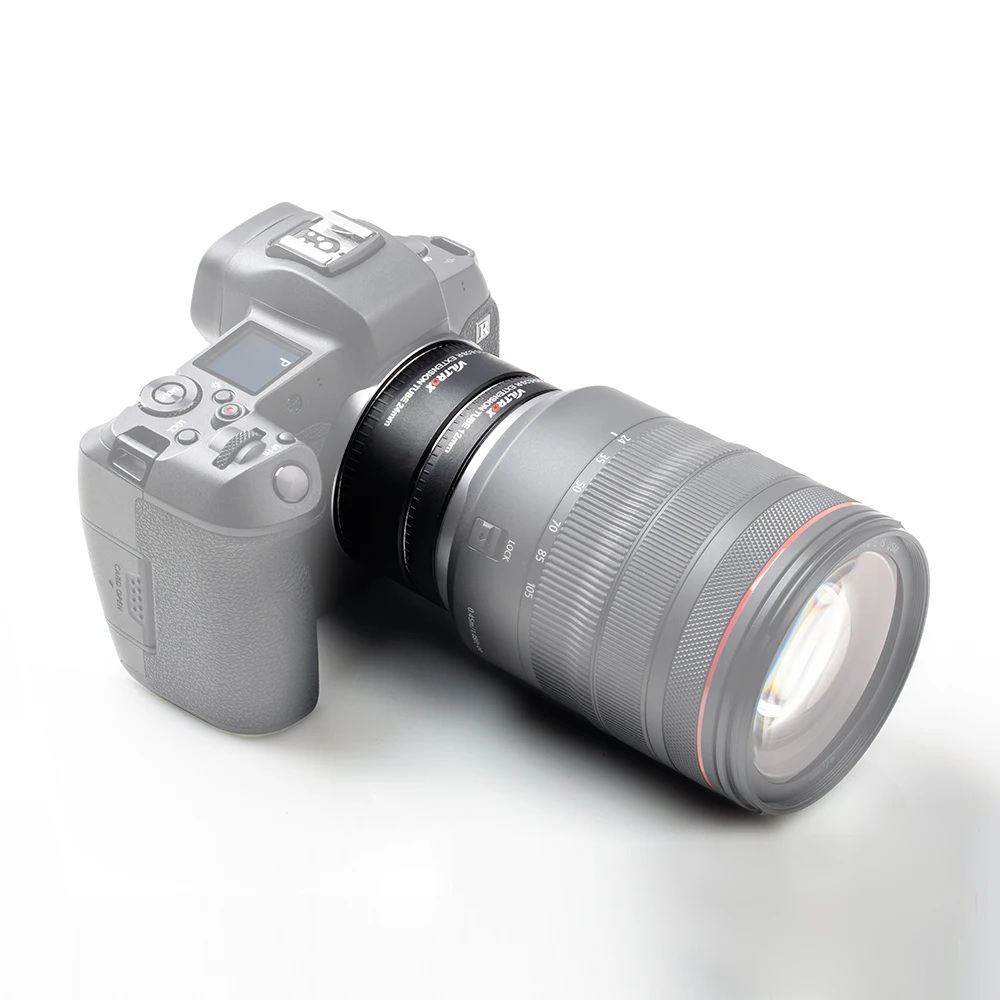 

Viltrox DG-EOSR Adapter Ring Macro Extension Tube Support TTL Auto Focus AF autofocus function and EXIF information transmission