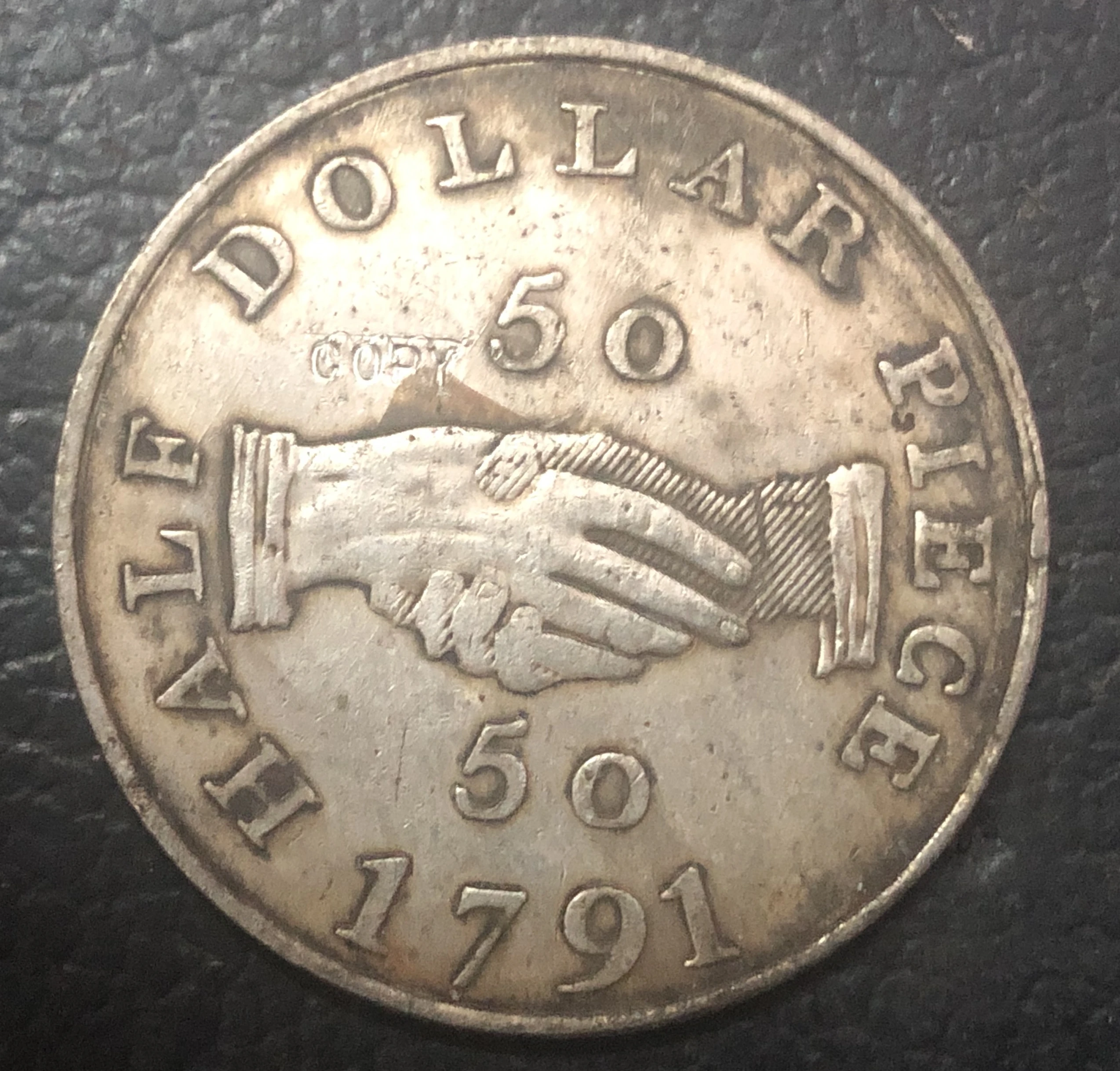 1791 Sierra Leone 50 Cents Company Серебряная монета 31 мм | Дом и сад