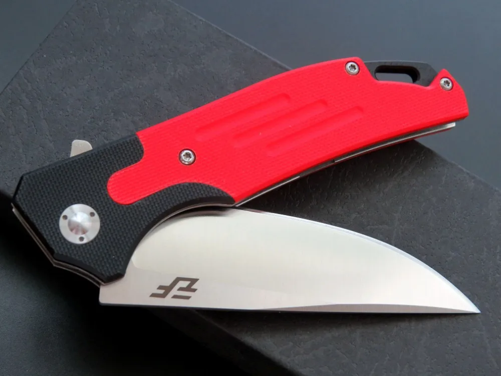Eafengrow EF53 шарикоподшипник карман складной нож D2 Сталь лезвие + G10 ручка Открытый Охота Кемпинг фрукты нож, инструмент для повседневного
