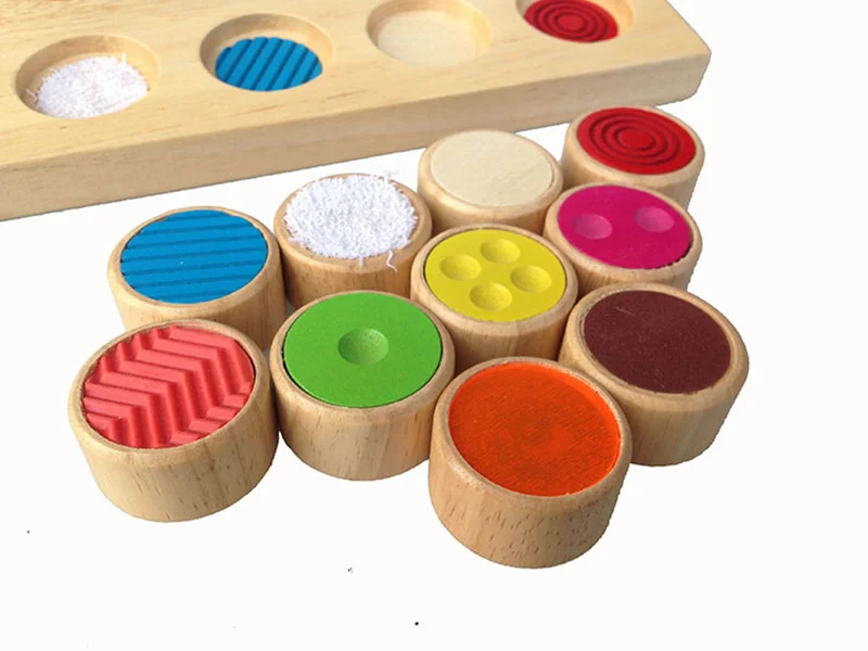 Montessori Sensory Toys for Kids Wooden Sensorial Board (8)
