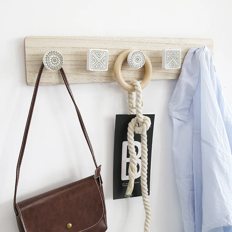 

Creative Wall Hook-up Art Hangers Bedroom Living Room Clotheshook Nordic Wall Hanging Decorative Door Rear