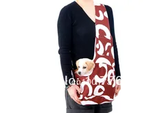 New Coffee Pet Sling Carrier Dog Cat Carrier dog carrier Free Shipping Retail puppy dog sling carrier bag