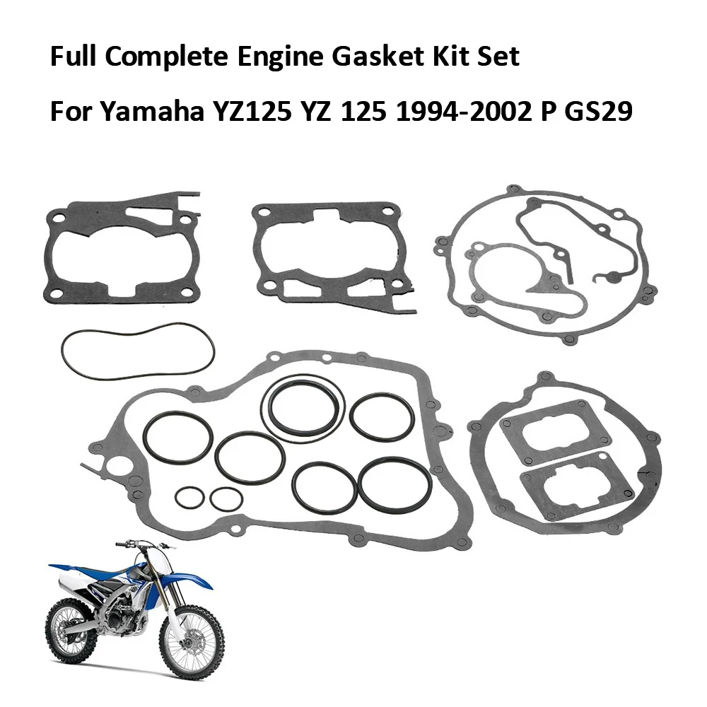 Полный комплект прокладок двигателя для Yamaha YZ125 YZ 125 1994 2002 P GS29|Клапаны и детали| |
