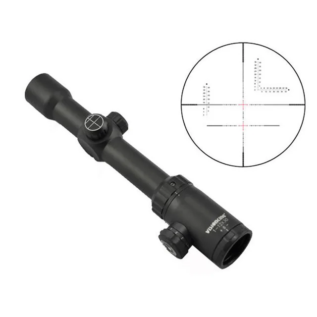 Cheap Visionking 1-12x30 Optical Riflescopes Waterproof Mil-Dot 30mm Hunting Scope Rifle Scope Military Tactical Luneta Para Rifle