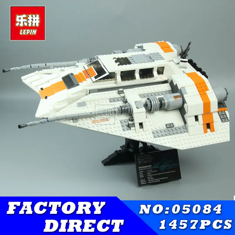 

LEPIN 05084 1457Pcs Star Series Wars Rebel Snowspeeder Set Educational Building Blocks Bricks Toys Model Children Gifts 10129