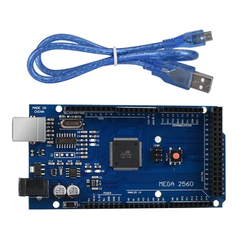 

Sduino Mega 2560 R3 Mega2560 REV3 ATmega2560-16AU Board + USB Cable Development board for 3d printer parts