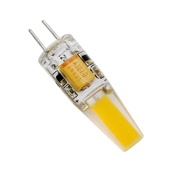 

10pcs CE&RoHs Silicone 6W G4 LED COB Lamp No Flicker AC 12V Bulb Replace 30W 40W Halogen Lights for Chandelier Spotlight