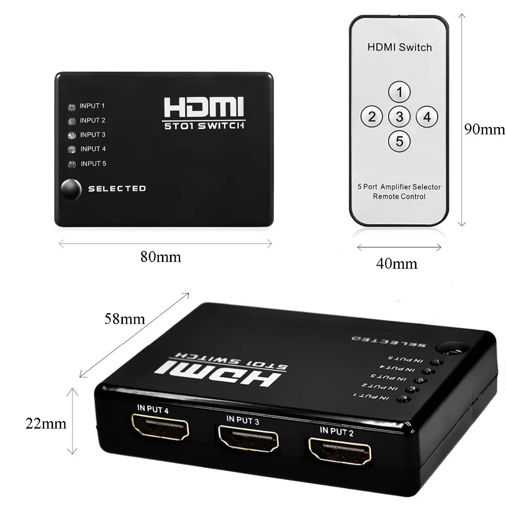 5 port HDMI Switcher (8)