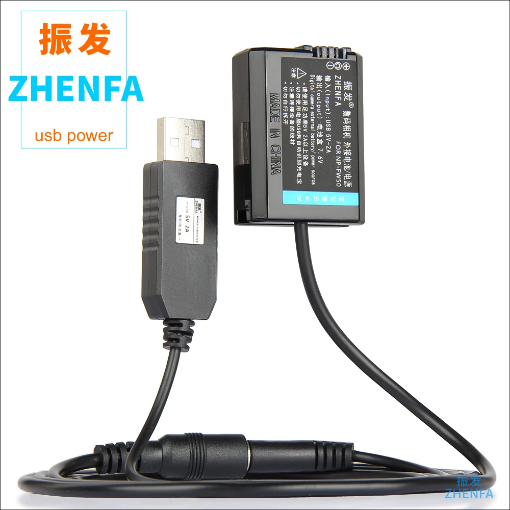 Адаптер питания для Sony Alpha 7 a7 a7S a7II a7R A3000 A5000 A6000 NEX5 NEX3 NEX|np-fw50 dummy|np-fw50 dc couplerpower coupler |