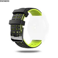 22 мм Универсальный силиконовый двухцветный ремешок для часов для samsung gear S3 для Amazfit pace Smart Watch EX18 G8 GS8 GV68