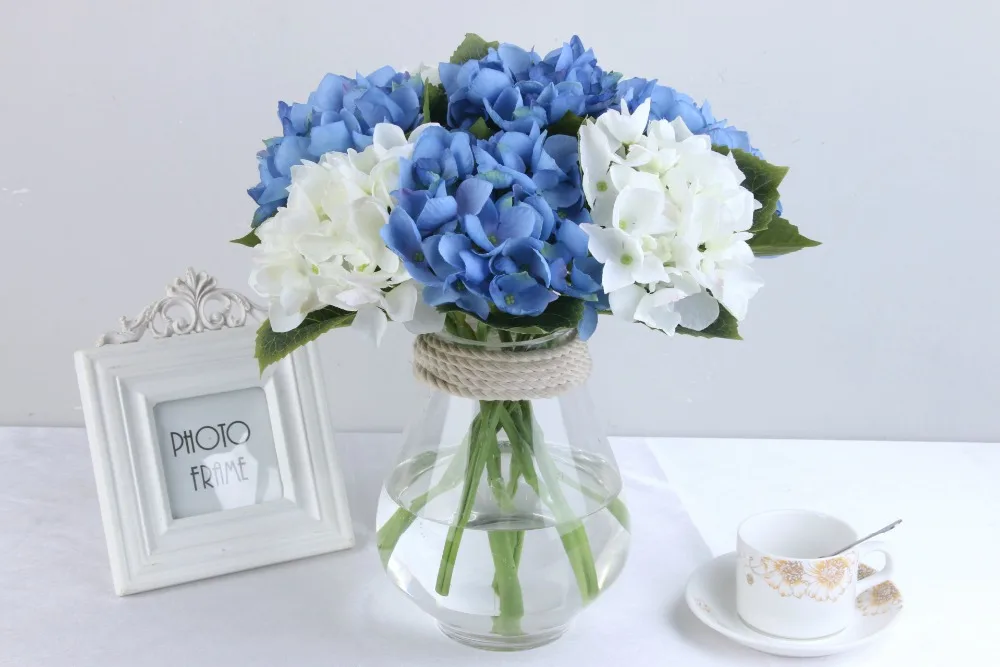Multicolor Optional Imitation Hydrangea High Quality Artificial Flower DIY Christmas Wedding Home Garden Decoration JH47 (6)