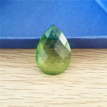 

Beautiful 20pcs/Lot 38mm Lt Green Glass Prism Hanging Pendants For Crystal Chandelier Parts Lamp Garlands Strands Decoration