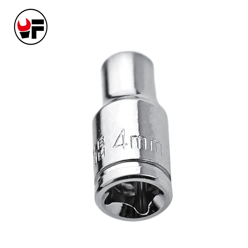 Buy 1/4"4mm hex keys socket wrench head metric